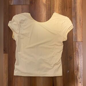 Edikted open back yellow top